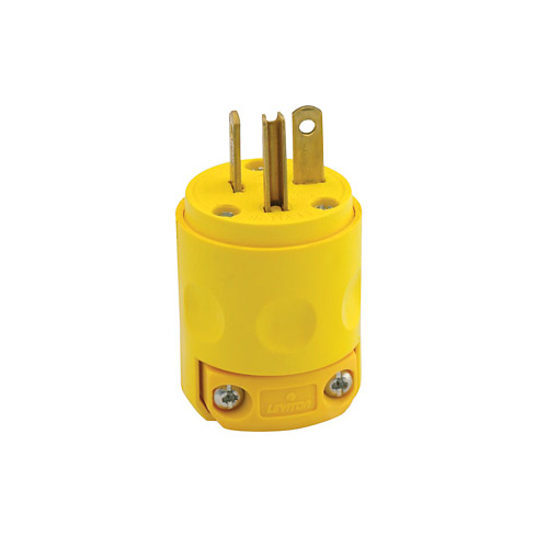 ADAPTADOR PVC AMARILLO CONEXIÓN A TIERRA, CONECTOR 5-20P